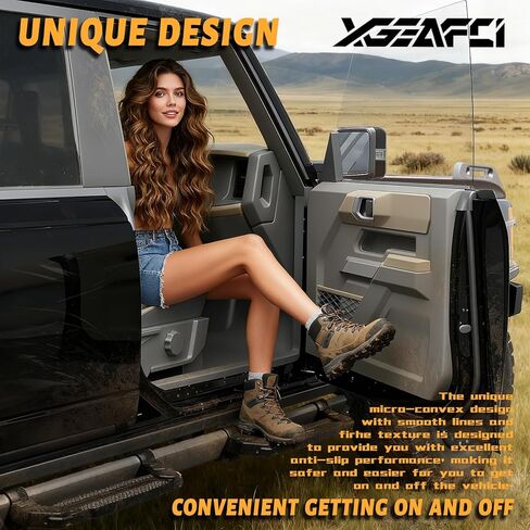 4 قطع EZ-Steps لـ 2021-2025 Ford Bronco OEM Style Rock Rails، لوحات تشغيل صلبة ممتازة مصنوعة من الألومنيوم عالي التحمل (لا تناسب Raptor أو Sport) in Kuwait