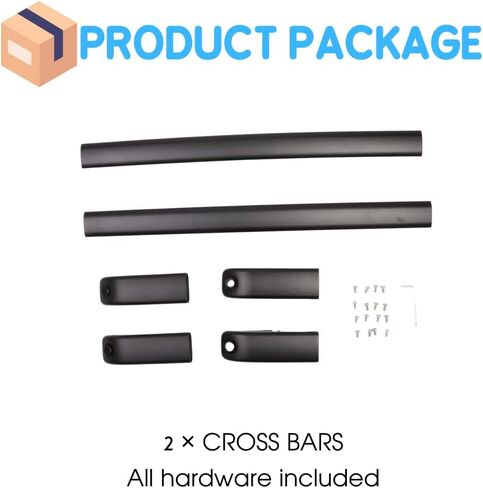 Cross Bars Fit for Jeep Grand Wagoneer 2022 2023 2024 2025 Roof Rack Side Rails Luggage Kayak Canoe Bike (Black) in Saudi Arabia