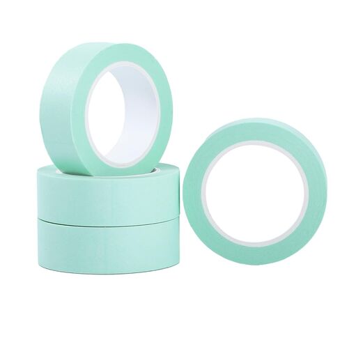 4 Rolls Green Washi Tape 32 Ft Mint Washi Tape Decorative Masking Tapes Self-Adhesive Duct Craft Tapes for Packaging Decor Journals Scrapbooks Planners DIY Gift in Saudi Arabia