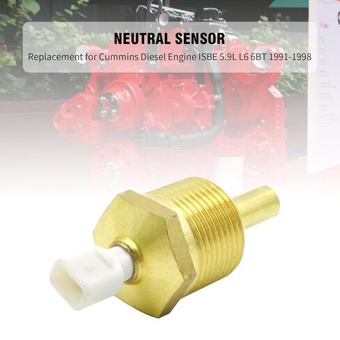 3920363 Coolant Water Temperature Sensor, Replacement for Cummins Diesel Engine ISBE 5.9L L6 6BT 4-Speed Automatic 46RH, Replaces 3916021 in Saudi Arabia