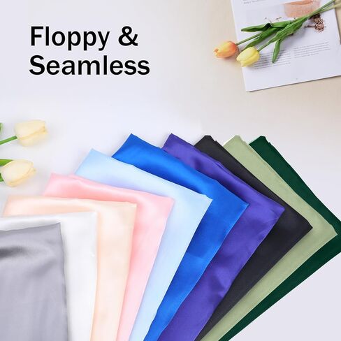 Satin Fabric by The Yard 60 Inch Wide Soft Silky Charmeuse Satin Fabric Soft Cloth Fabric Bridal Dress, Wedding Decorations, Crafts, Sewing, Draping, DIY Apparel Crafts (White, 1 Yard) in Saudi Arabia