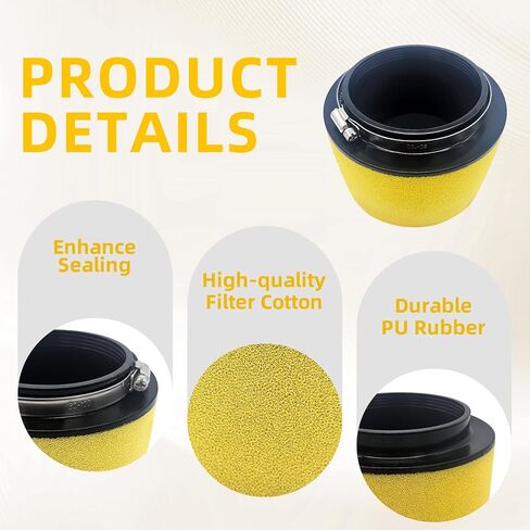 17254-HA0-000 Air Filter Compatible with Honda ATC250ES Big Red 250 1985-1987 in Kuwait