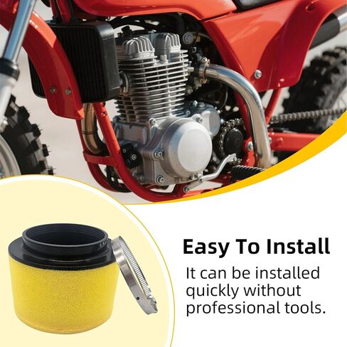 17254-HA0-000 Air Filter Compatible with Honda ATC250ES Big Red 250 1985-1987 in Kuwait