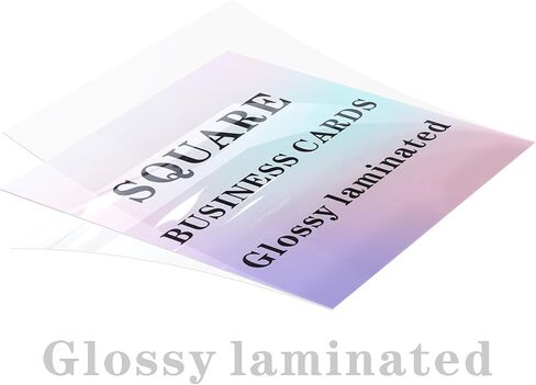 Custom Square Business Cards Customizable - Use for product tags, coupons, box inserts - 2.5"x2.5" 14 pt Glossy or Matte laminated (100) in Saudi Arabia