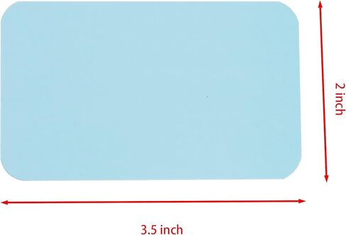 100 Pcs Mini Cards Blank Small with Round Corner Cardboard Flash Word Message Notes Business Index Tags Greeting Card for Language Learning Art Craft Supplies (White) in Saudi Arabia