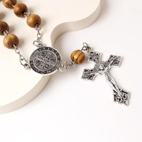 A Prayer Bead Bracelet Designed for Christian Believers, Car Steering Wheel Hanging Beads, car Crosses, car Rearview Mirror Suspension Accessories Decoration, Christian Gifts in Saudi Arabia