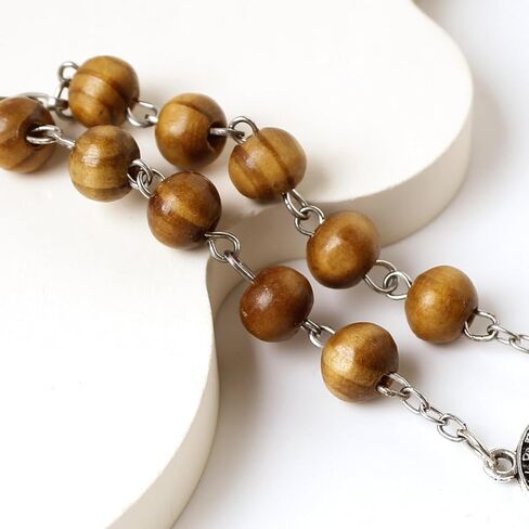 A Prayer Bead Bracelet Designed for Christian Believers, Car Steering Wheel Hanging Beads, car Crosses, car Rearview Mirror Suspension Accessories Decoration, Christian Gifts in Saudi Arabia