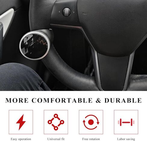 Steering Wheel Knob Spinner, Non-Slip Turning Assist Knob Driving Power Handle with Metal Ball Bearing, Smooth 360 Degree Rotation Steering Wheel Spinner for Car Truck Boat in Saudi Arabia