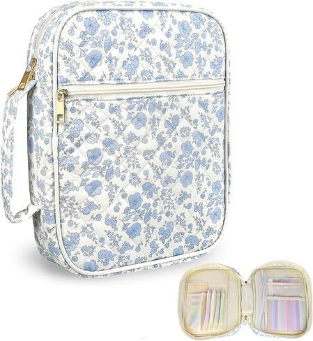 حافظة غطاء الكتاب المقدس للنساء، غطاء كبير للكتاب المقدس للنساء، غطاء كتاب الكتاب المقدس من القماش المبطن الفاخر مع مقابض، حامل ملحقات لوازم دراسة الكتاب المقدس، هدايا دينية، ملحقات الكنيسة in Kuwait