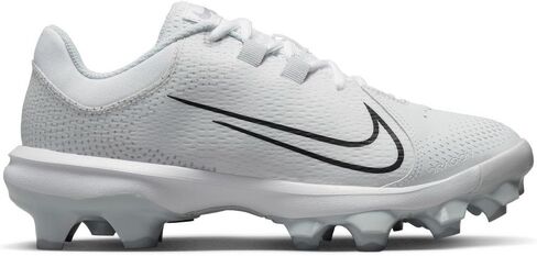 Nike Women's Hyperdiamond 4 Pro Molded Softball Cleats SZ 8 Black | White | Gray in Saudi Arabia