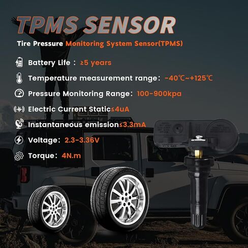 مجموعة من 1 مستشعر مراقبة ضغط الإطارات TPMS 315 ميجاهرتز متوافق مع Lion Outback B9 Chipeng OEM - يستبدل # 28103AG00A in Kuwait