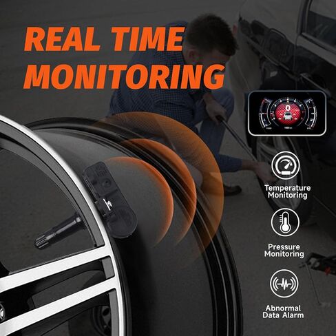 مجموعة من 1 مستشعر مراقبة ضغط الإطارات TPMS 315 ميجاهرتز متوافق مع Lion Outback B9 Chipeng OEM - يستبدل # 28103AG00A in Kuwait