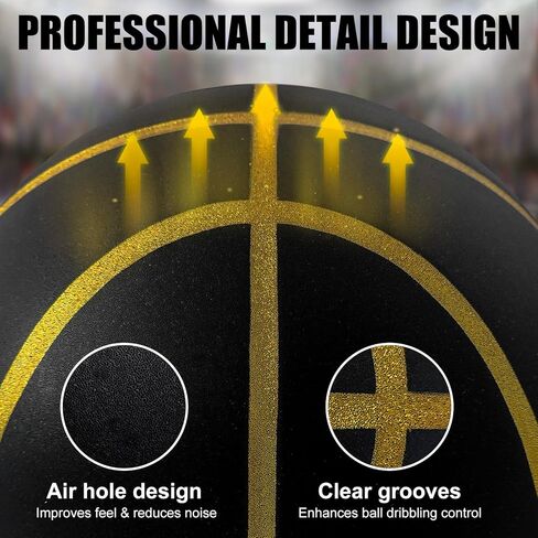 WAYNHUI كرة السلة الرسمية الصامتة مقاس 7 (29.5 بوصة) كرة السلة الإسفنجية الجديدة المحززة بدون هواء للمراوغة الهادئة والتدريب الداخلي in Kuwait