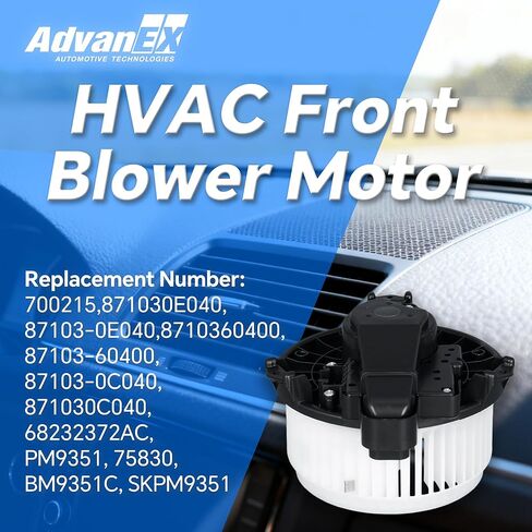 700215 HVAC Front Blower Motor Compatible with ES350 GX460 Toyota Avalon 4Runner Camry Highlander Replace 871030E040 87103-0C040 700215 68232372AC in Saudi Arabia