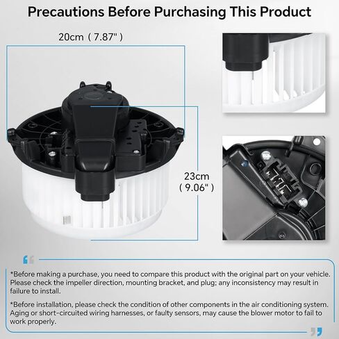 700215 HVAC Front Blower Motor Compatible with ES350 GX460 Toyota Avalon 4Runner Camry Highlander Replace 871030E040 87103-0C040 700215 68232372AC in Saudi Arabia