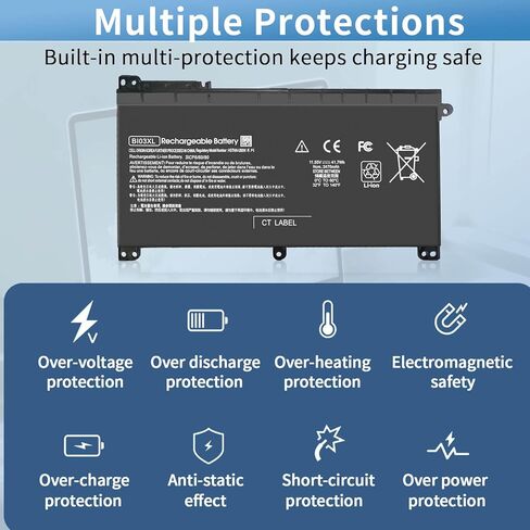 919700-850 JC03 Replacement hp Battery for HP 15-bs 15-bw 17-bs Series 15-bs0xx 15-bs1xx 15-bs015dx 15-bs013dx 15- bw033wm 15-bw053od 919701-850 919681-421 HSTNN-LB7V Laptop. in Kuwait