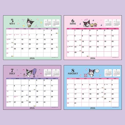 Sanrio Ring Calendar, 2026, Chrome, Paper, Tabletop 622168 in Saudi Arabia