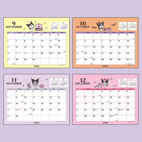 Sanrio Ring Calendar, 2026, Chrome, Paper, Tabletop 622168 in Saudi Arabia