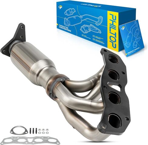 PHILTOP Front Catalytic Converter Kit Direct-Fit Compatible With 2005-2019 Frontier 2.5L, 2009-2012 Equator 2.5L OE Replace 16616 (EPA Compliant) in Saudi Arabia