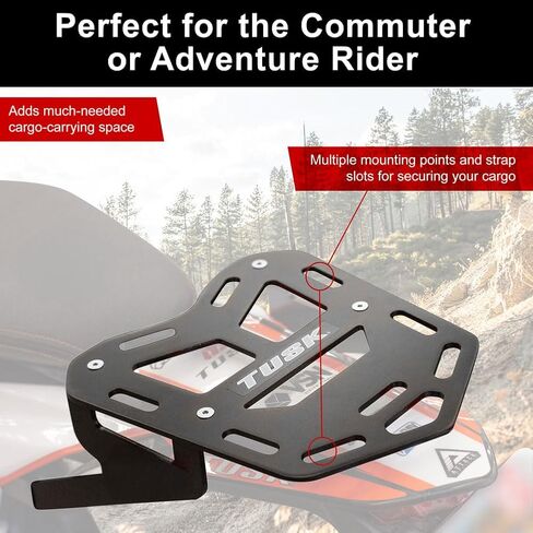 Tusk Top Rack Luggage Carrier Rear Tail Rack Compatible with KTM 500 EXC-F 2020-2023 in Saudi Arabia
