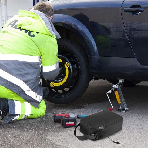 Homakover Carrying Case Compatible with VacLife Tire Inflator Air Compressor Portable Air Pump for Car Bikes, Protective Storage Replacement Travel Bag with Handle for Easy Portability - Case Only in Saudi Arabia