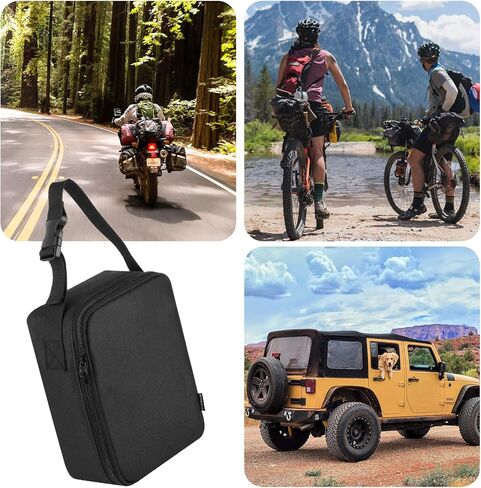 Homakover Carrying Case Compatible with VacLife Tire Inflator Air Compressor Portable Air Pump for Car Bikes, Protective Storage Replacement Travel Bag with Handle for Easy Portability - Case Only in Saudi Arabia