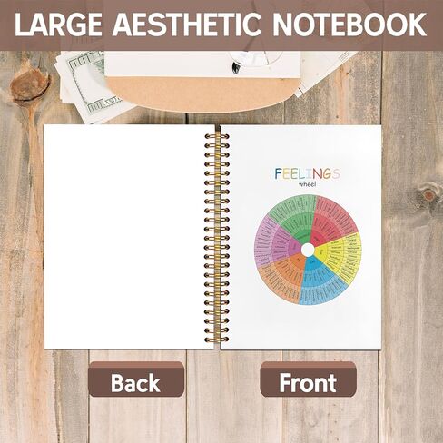 مجلة دفتر ملاحظات للصحة العقلية من Funny Duck، دفاتر ملاحظات تحفيزية للصحة العقلية لتدوين الملاحظات، مجلة هدايا البط، دفتر ملاحظات حلزوني ساخر بغلاف مقوى 5.5x8.3in in Kuwait