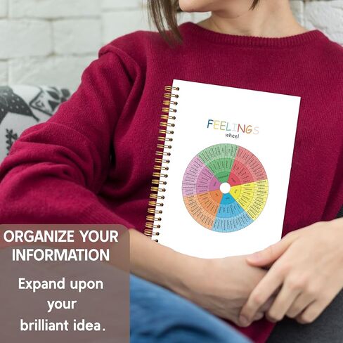 مجلة دفتر ملاحظات للصحة العقلية من Funny Duck، دفاتر ملاحظات تحفيزية للصحة العقلية لتدوين الملاحظات، مجلة هدايا البط، دفتر ملاحظات حلزوني ساخر بغلاف مقوى 5.5x8.3in in Kuwait