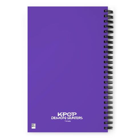 KPop Demon Hunters Huntrix 5.5" × 8.5" Spiral Notebook in Saudi Arabia