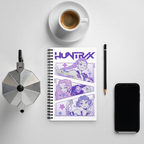 KPop Demon Hunters Huntrix 5.5" × 8.5" Spiral Notebook in Saudi Arabia