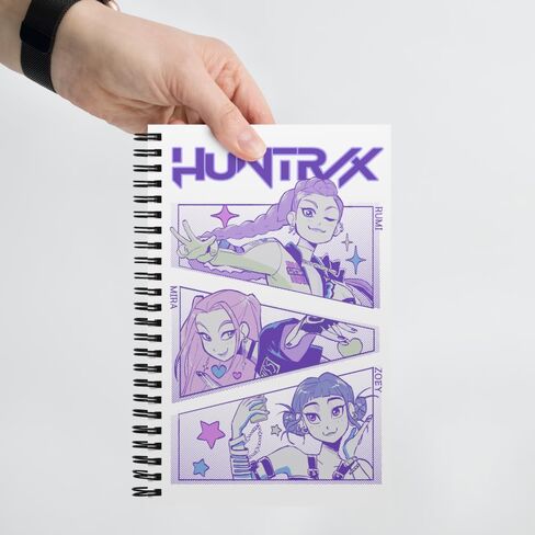 KPop Demon Hunters Huntrix 5.5" × 8.5" Spiral Notebook in Saudi Arabia
