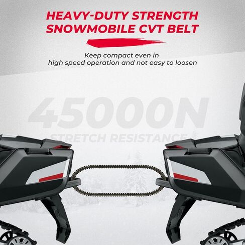 حزام محرك كيميموتو CVT متوافق مع حزام محرك Can-Am Defender 2016 Maverick شديد التحمل متوافق مع Ski-Doo REV Gen4/REV-XM/REV-XS/REV-XP/REV-XU/REV-XR استبدال 417300383,417300551,417300166 in Saudi Arabia