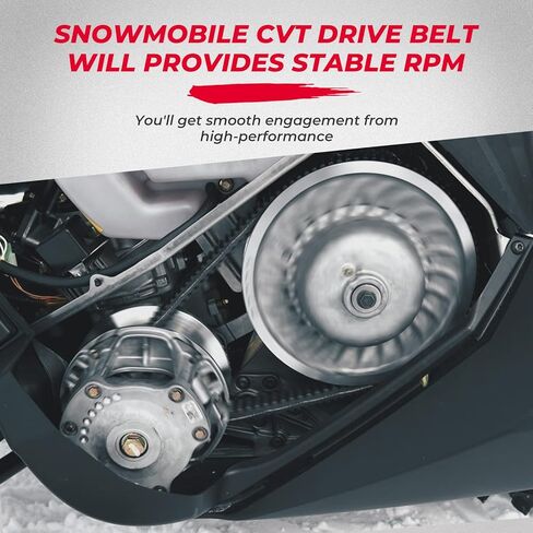 حزام محرك كيميموتو CVT متوافق مع حزام محرك Can-Am Defender 2016 Maverick شديد التحمل متوافق مع Ski-Doo REV Gen4/REV-XM/REV-XS/REV-XP/REV-XU/REV-XR استبدال 417300383,417300551,417300166 in Saudi Arabia