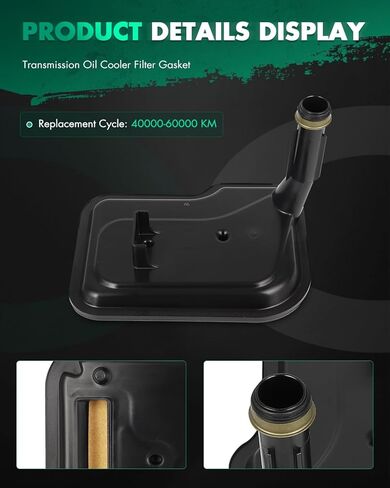 SCITOO Automatic Transmission Filter Kit suitable for Cadillac CTS for Chevrolet Express 1500 Express 2500 for GMC Sierra 3500 HD 2007-2024 Transmission Filter And Gasket Kit TF209,PTK20022,TOS18774 in Saudi Arabia