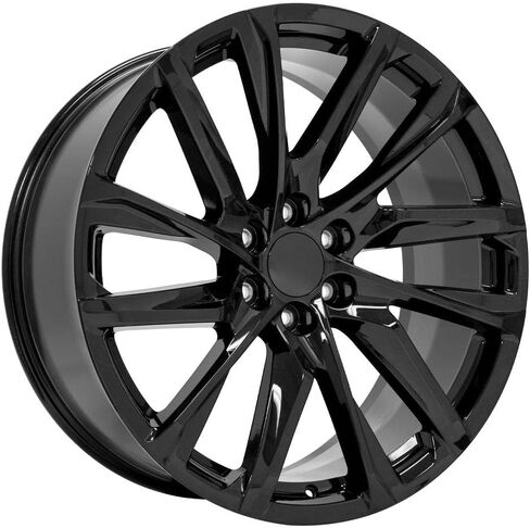 OE Wheels CA90 24 Inch Rims and Tires Fit Escalade Style 6x139.7 24x10 Gloss Black - Hollander 4875 - iMove Gen2 AS 295/35-24 (Set of 4) in Saudi Arabia