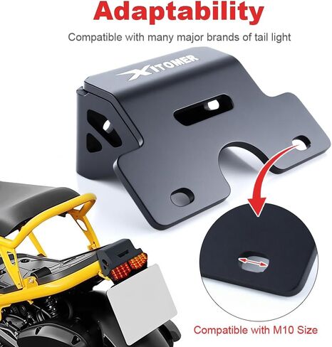 Xitomer Fit for Ruckus NPS50 Tail Light Modification Adapter Fit for Ruckus/ Zoomer NPS50 2003-2022 2023 2024 Motorcycle Tail Lights Mount Bracket in Saudi Arabia