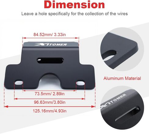 Xitomer Fit for Ruckus NPS50 Tail Light Modification Adapter Fit for Ruckus/ Zoomer NPS50 2003-2022 2023 2024 Motorcycle Tail Lights Mount Bracket in Saudi Arabia