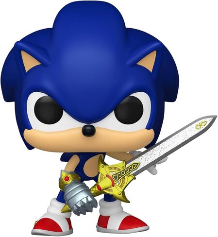 Funko Pop! Games Sonic with Caliburn Vinyl Figure, 2025 Fall Convention Limited Edition, 3.8 inches in Saudi Arabia