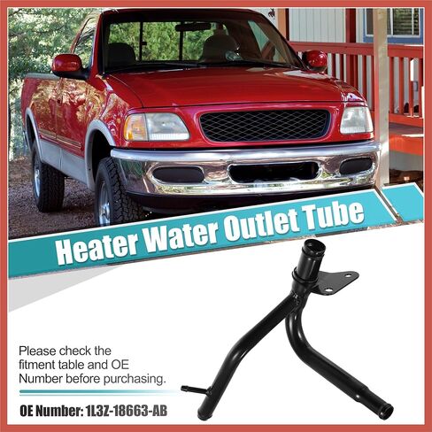 ACROPIX HVAC Heater Outlet Hose Assembly for Ford F-150 E-150 E-250 V6 4.2L Heater Return Hose Replace 1L3Z-18663-AB 1L3Z18663AB Car Parts in Saudi Arabia