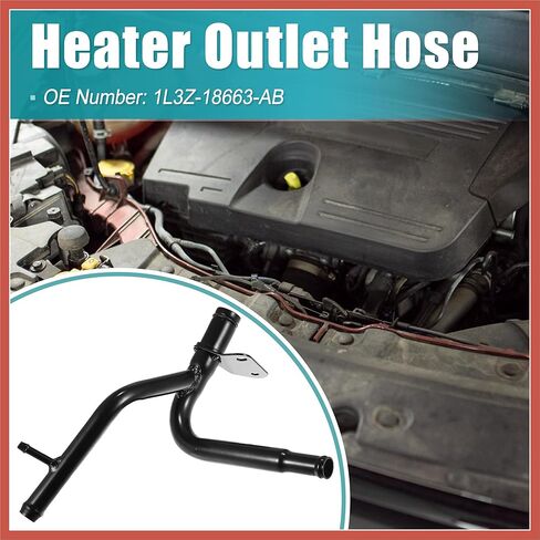 ACROPIX HVAC Heater Outlet Hose Assembly for Ford F-150 E-150 E-250 V6 4.2L Heater Return Hose Replace 1L3Z-18663-AB 1L3Z18663AB Car Parts in Saudi Arabia