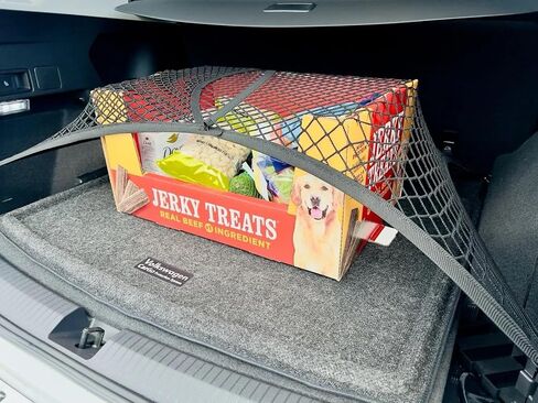 Rear Trunk Organizer Cargo Net for Volkswagen Tiguan 2018-2026 – Floor Cargo Net for SUV – Premium Mesh Car Trunk Organizer Vehicle Carrier Storage – Compatible with VW Tiguan in Saudi Arabia