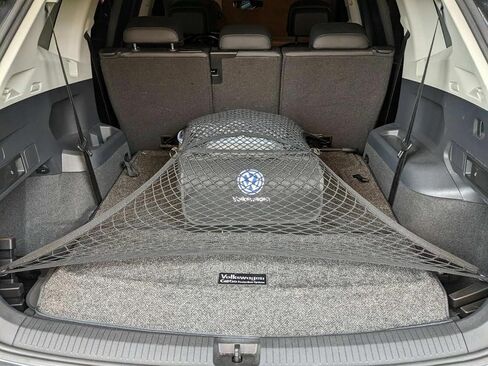 Rear Trunk Organizer Cargo Net for Volkswagen Tiguan 2018-2026 – Floor Cargo Net for SUV – Premium Mesh Car Trunk Organizer Vehicle Carrier Storage – Compatible with VW Tiguan in Saudi Arabia