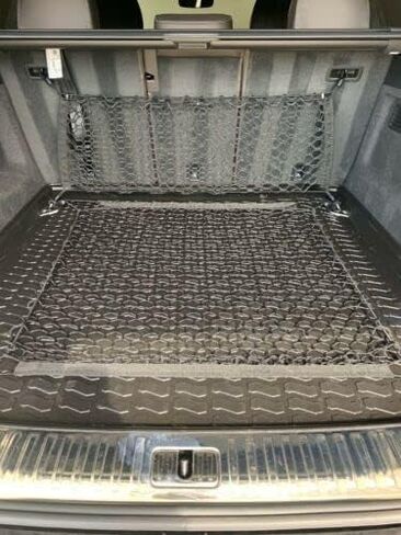 Qty.2 Trunk Organizer Cargo Net for AUDI Q8 SQ8 2019-2025 – Envelope + Floor Style Cargo Nets for SUV – Premium Mesh Car Trunk Organizer Vehicle Carrier Storage –Compatible with Q8 SQ8 in Saudi Arabia