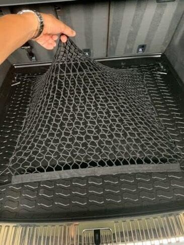 Qty.2 Trunk Organizer Cargo Net for AUDI Q8 SQ8 2019-2025 – Envelope + Floor Style Cargo Nets for SUV – Premium Mesh Car Trunk Organizer Vehicle Carrier Storage –Compatible with Q8 SQ8 in Saudi Arabia