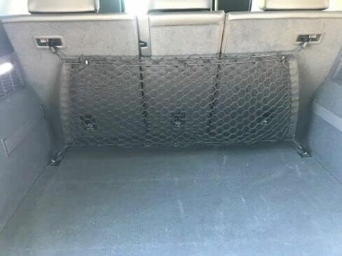 Qty.2 Trunk Organizer Cargo Net for AUDI Q8 SQ8 2019-2025 – Envelope + Floor Style Cargo Nets for SUV – Premium Mesh Car Trunk Organizer Vehicle Carrier Storage –Compatible with Q8 SQ8 in Saudi Arabia