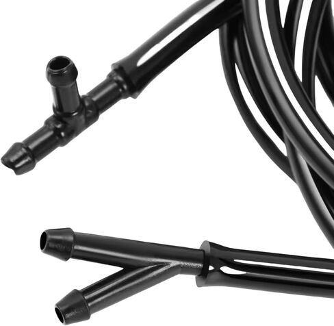 15Pcs Upgraded Windshield Washer Nozzle Kit - 2m Hose, 2 Nozzles & 12 T/Y/I Connectors, Fits Ford/Lincoln (OEM: 7T4Z-17603-A, 8S4Z-17603-A, BC3Z-17603-A）Premium 汽车 in Saudi Arabia