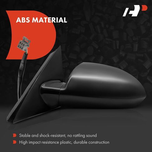 A-Premium Pair (2) Driver and Passenger Side Power Door Mirror - Compatible with Chevrolet Impala 2006-2013, Impala Limited 2014-2016 - Heated Non-Folding Black Outside Rear View Mirror in Saudi Arabia