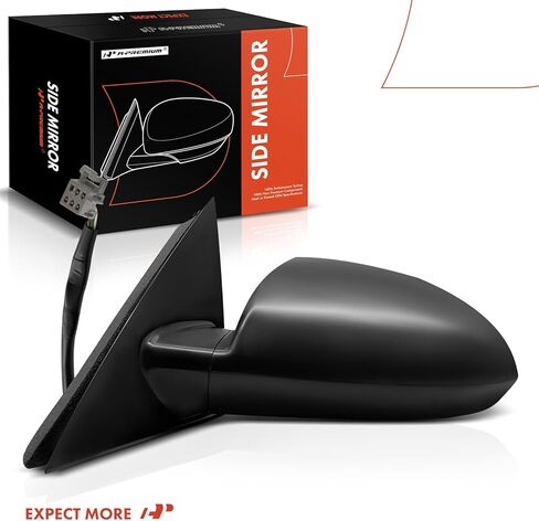 A-Premium Pair (2) Driver and Passenger Side Power Door Mirror - Compatible with Chevrolet Impala 2006-2013, Impala Limited 2014-2016 - Heated Non-Folding Black Outside Rear View Mirror in Saudi Arabia