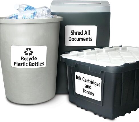Avery Durable White Cover Up ID Labels for Laser Printers, 5" x 8.125", Pack of 100 (6579) in Saudi Arabia