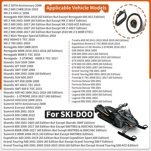 Recoil Pull Starter For Ski-Doo 2001 TO 2019 MXZ Renegade Summit GTX Grand Touring Legend 500 600 700 800 420892614 512060136 in Saudi Arabia